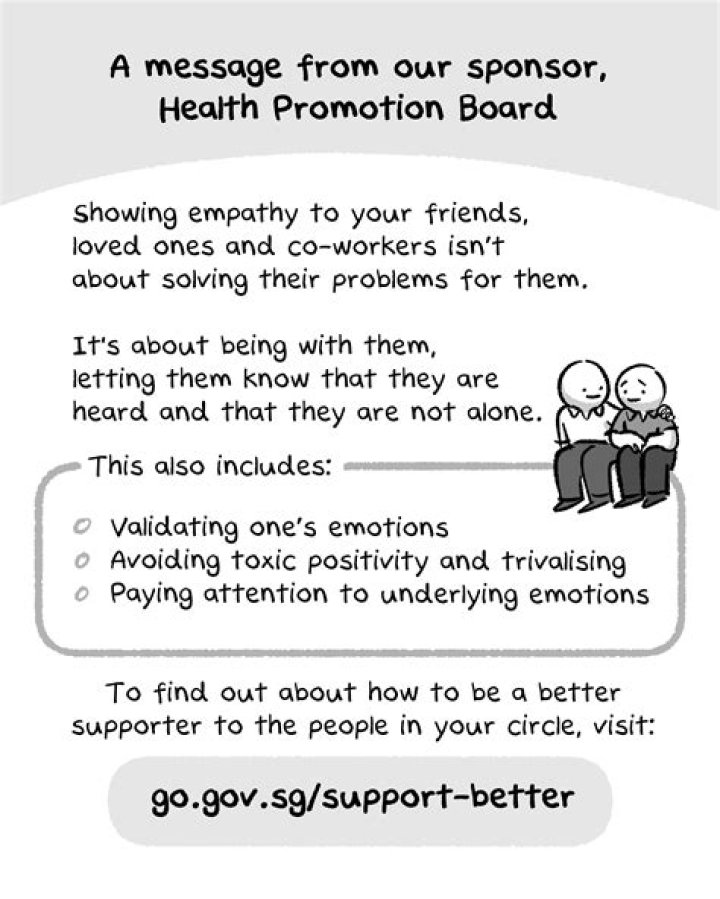 'Stop making people feel bad'