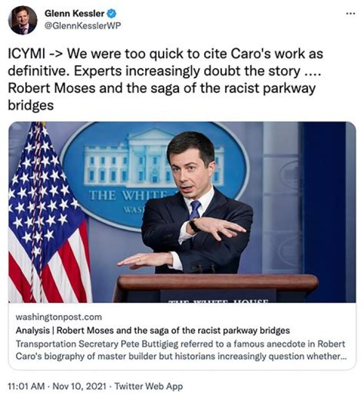 Buttigieg used disputed Moses story to claim road racism