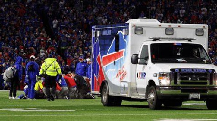 Damar Hamlin shaken as Bills' Damien Harris taken into ambulance