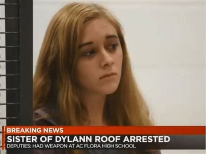 Dylann Roof’s sister busted with weapon, drugs after disturbing social media post