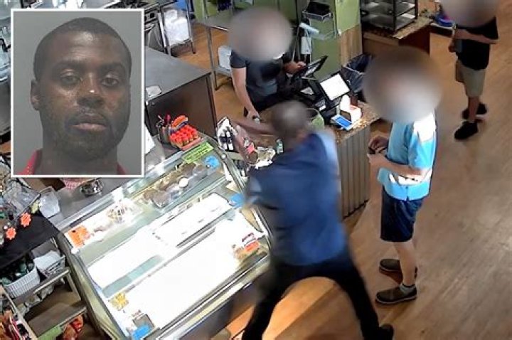 Florida man Edmund Clarke attempts scissors beheading in convenience store