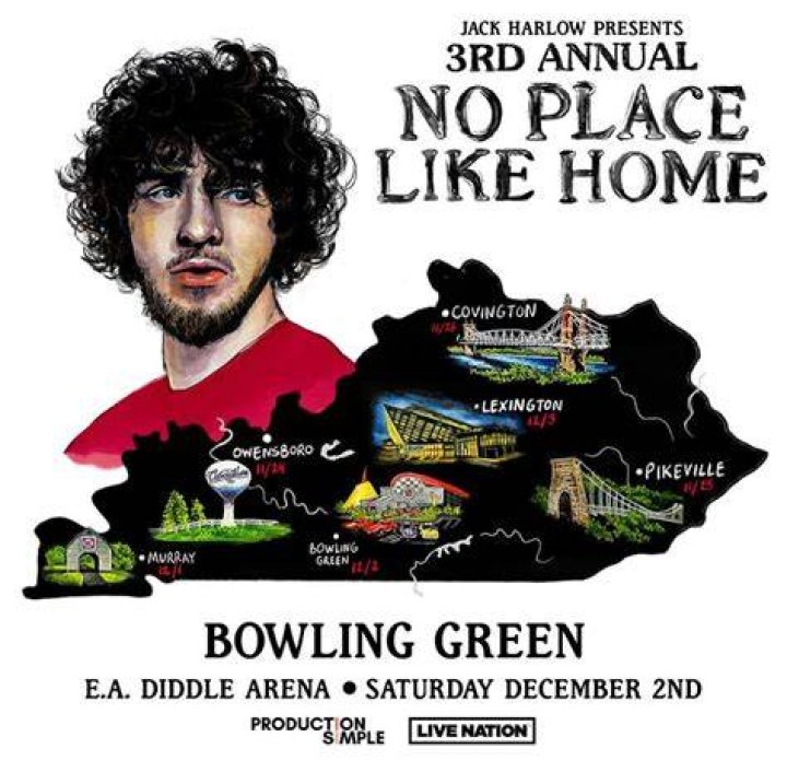 Get tickets to Jack Harlow 'There's No Place Like Home Tour'