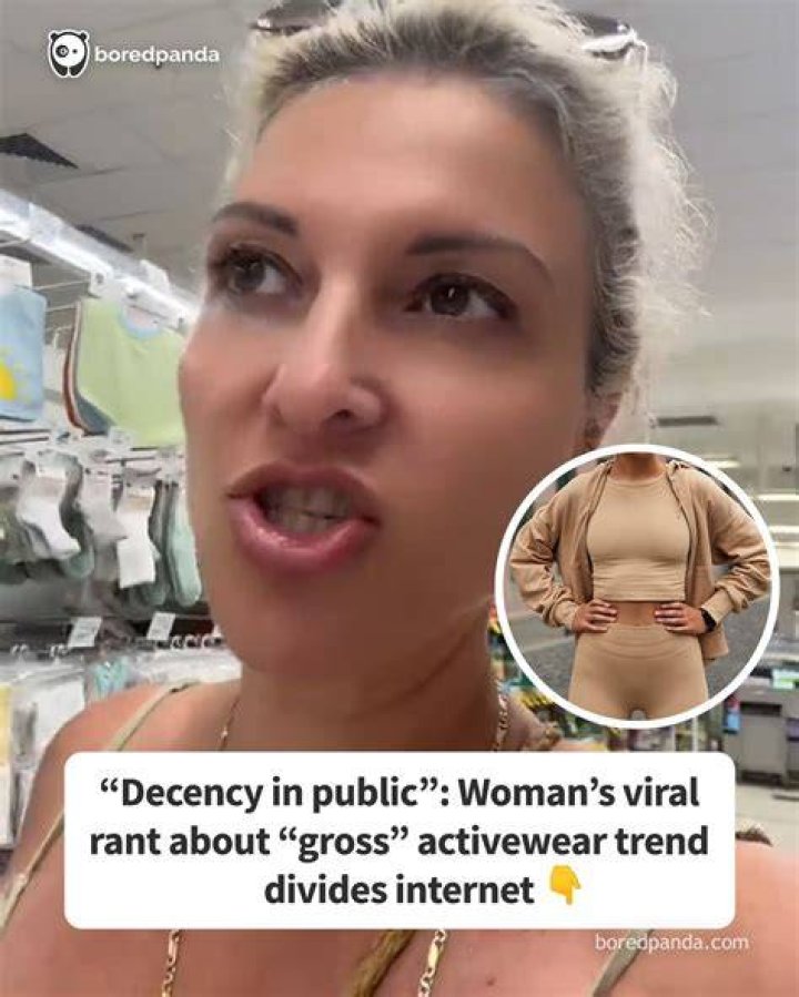 Gross reaction to woman’s viral gym bra fail: ‘Wear clothes’