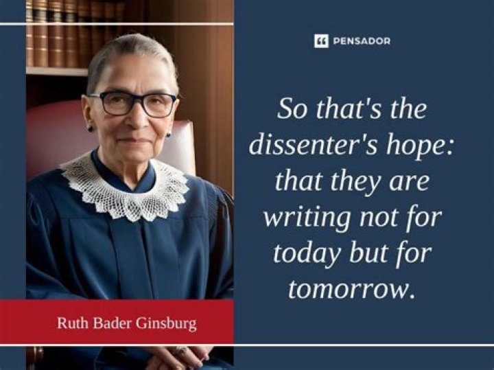 Here are some of Ruth Bader Ginsburg's most memorable quotes