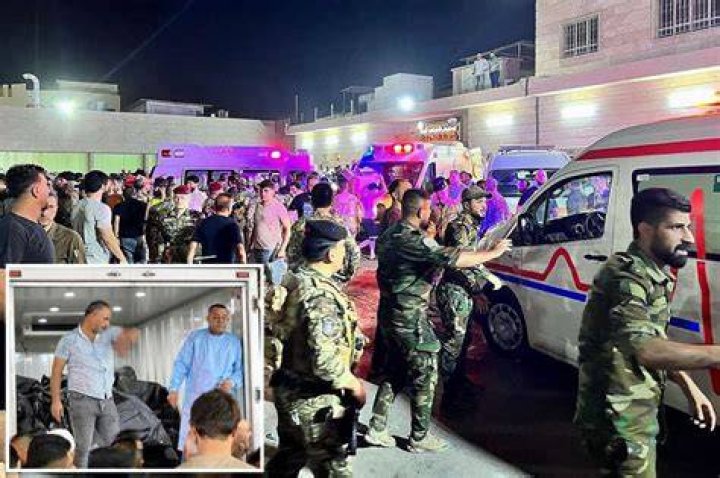Iraq wedding hall fire kills 114, injured 150