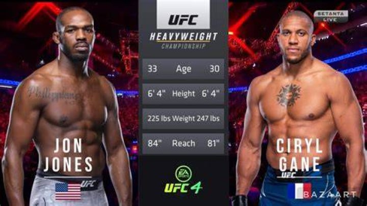 Jon Jones vs. Ciryl Gane