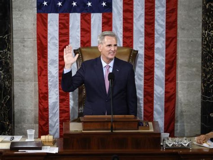 Kevin McCarthy elected speaker of the House on the 15th ballot, most since before the Civil War