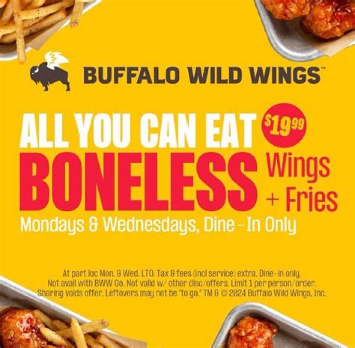 Man suing Buffalo Wild Wings says company doesn't 'give a s--t' about his boneless wings complaint