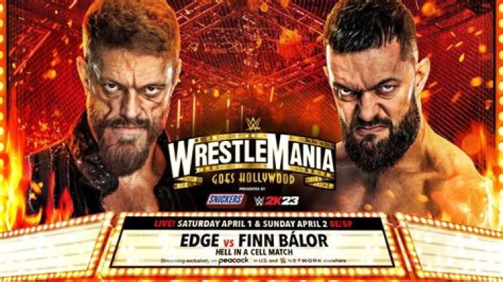 Mick Foley gives Finn Balor advice before WrestleMania match