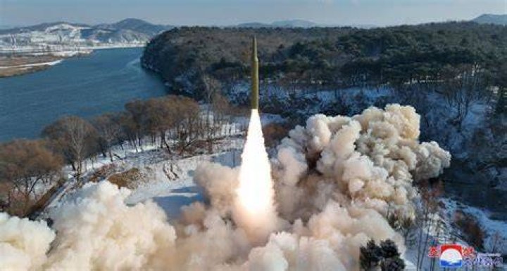 North Korea launches suspected missile that can reach US bases