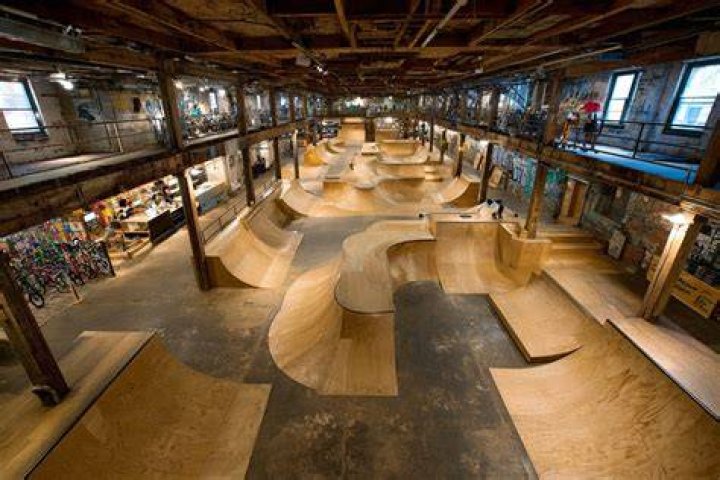 NYC's biggest indoor skateboarding park opens in Brooklyn