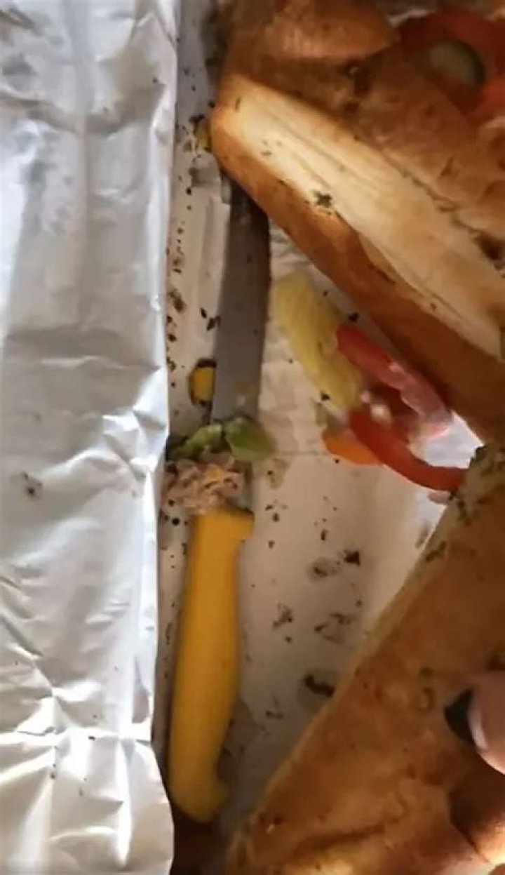 Pregnant woman says she found a knife in her Subway sandwich order