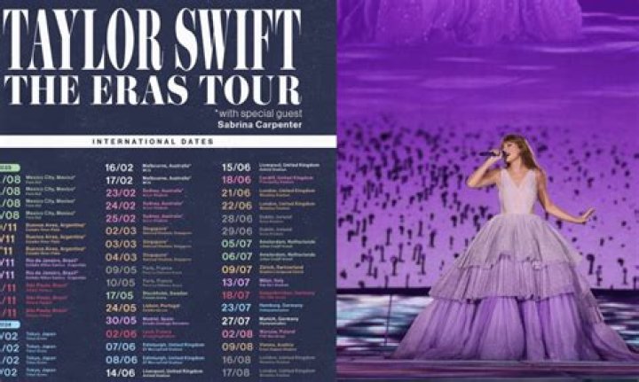 Taylor Swift 'Eras Tour' international tickets, dates, prices