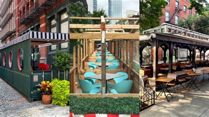 This is NYC's fanciest outdoor dining shed