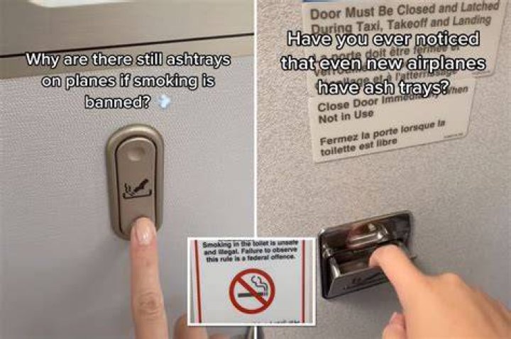 This is why cigarette ashtrays are still on planes