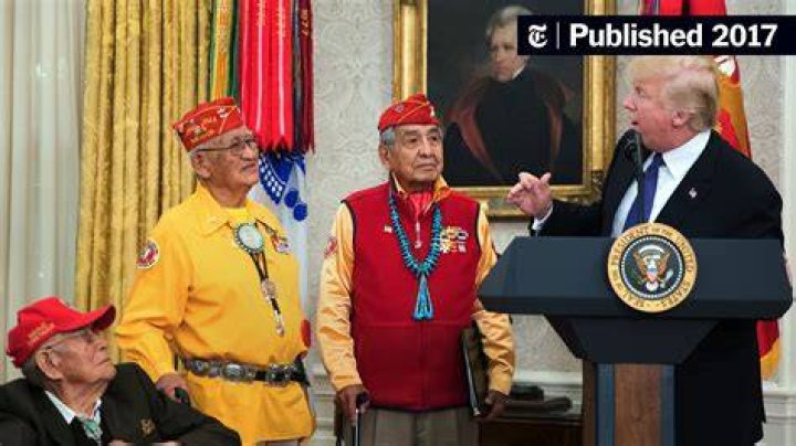 Trump blasts Warren as ‘Pocahontas’ while honoring Native Americans